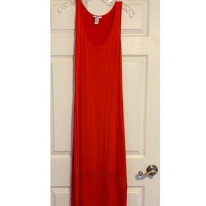 Bar III Lace Detail Maxi Dress EUC